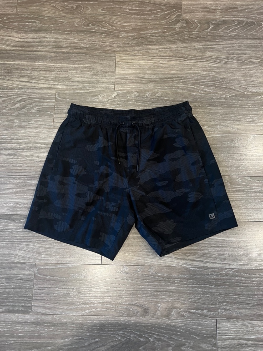 Layer 8 Black Camo Performance Shorts